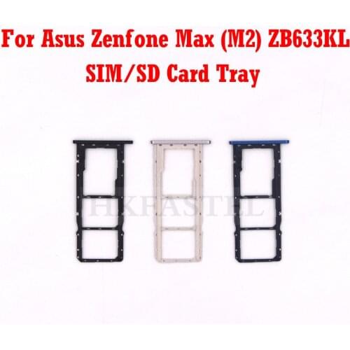 New Original ZB633KL Housing For Asus Zenfone Max (M2) ZB633KL SIM SD Card Tray Cover replacement part