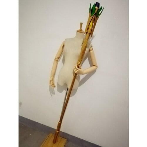 Overwatch Angela Ziegler Mercy Skin Winged Victory Caduceus Staff Cosplay Replica Prop