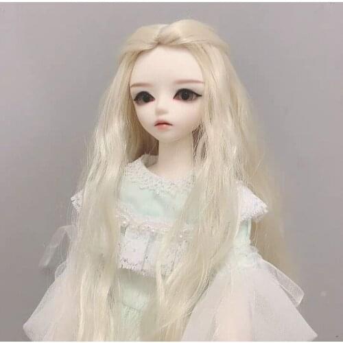 1/3 1/4 1/6 1/8 Bjd Wig High Temperature LOVELY Wavy Wire Bjd Wig SD For BJD Doll Hair Wig