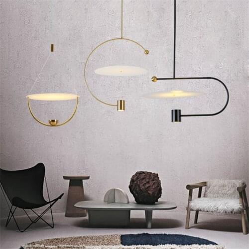 Danish Design Hanging Pendant Lights Nordic Bedroom Restaurant Living Room Pendant Lamps Clothing Store Minimalist LED Lamps