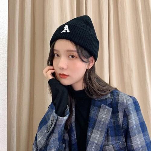 2021 Beanies Hat Solid Color Knitted Autumn Warm Hats Men Women Multicolor Skullies Caps Soft Elastic Colorful Cap Sport Bonnet