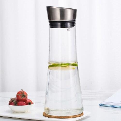 Pro 304 Stainless Steel Filter Germany Blomus Design Cool Kettle Glass Carafe Dispenser Pitcher Heat Resistant Soda Water Pot