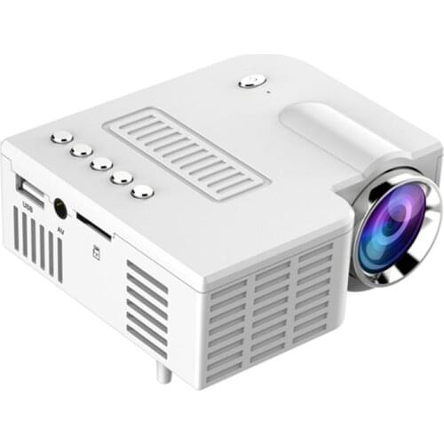 UC28C Mini Portable Video Projector 16:9 LCD Projector Media Player for Phones Home Theater Cinema Office Supplies