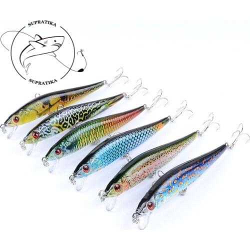 1Pcs 10cm/10g Artificial Trolling Minnow Wobbler Sea Fishing Bait Lures Crankbait Pesca Jerkbait With Hook For Lake River