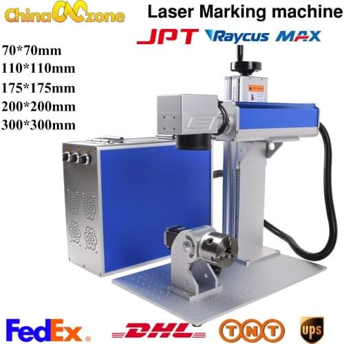 Raycus 30W QB fiber laser machine metal marking printer machine for aluminum gold silver brass engraving EU ship