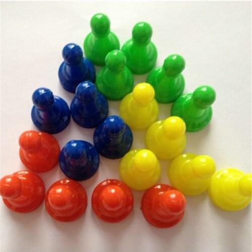 50Pieces/Lot Plastic Chess Pawn Pieces Card Board Games Chess Parts Accessories Children Kids Toys 2.3*1.4cm