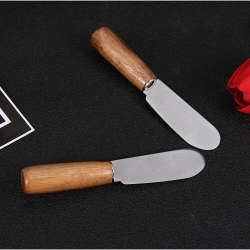 6pcs Stainless Steel Wooden Handle Butter Knife Silicone Kitchen Utensil Set Cooking Tools Kitchen Accessories