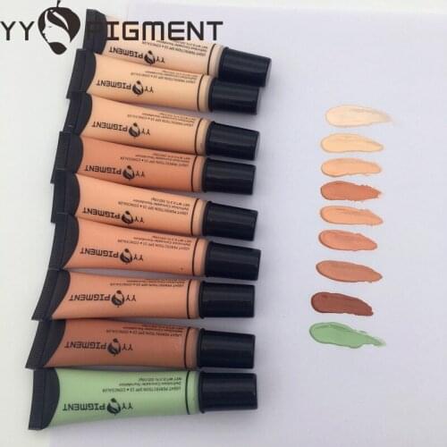 9 color Hot Popfeel Hose Concealer Trimming Cover Dark Circles Freckles Acne Cream Base Woman Lady Concealer Daily Makeup
