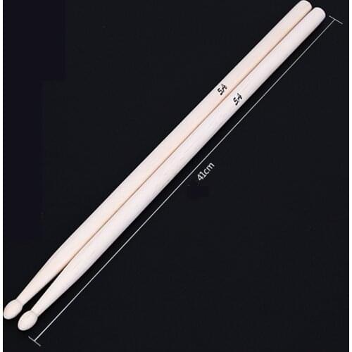 Ammoon1 Pair 5A Drumsticks Wooden Drum Sticks Drum Sticks Maple Drum Set Percussion Instrument Band Jazz Rock Accessories
