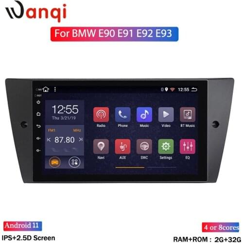 Android 8.1 2G+32G CAR DVD Player For BMW E90 E91 E92 E93 GPS Multimedia Screen Navigation Stereo 8 core/4 core Radio