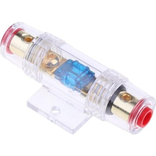1PCS 60A Fuseholder Fuse Holder Block For Car Audio Amplifier