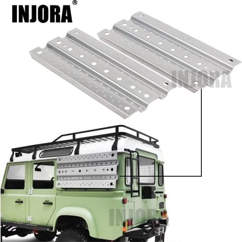 INJORA 2Pcs Metal Sand Ladder Recovery Board for 1/10 RC Rock Crawler Axial SCX10 90046 Traxxas TRX-4 D90 D110 Tamiya CC01