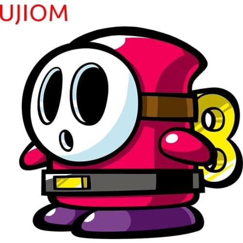 UJIOM Shy Guy Wallstickers Game Characters Home Decor Sticker Kids Room Removable Wallpaper Waterproof WallPoster PVC Decals