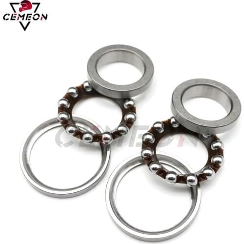 For Yamaha BT1100 Bulldog YBR250 YS250 Fazer 250 FZ400 XJR400 FZ6R Motorcycle steering bearing pressure ball bearing wave plate