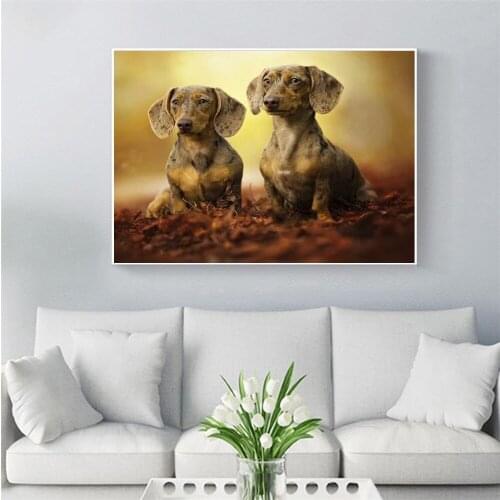 Full Square/Round 5D DIY Diamond Painting Animal dog Rhinestones Mosaic 3D Diamond Embroidery Sale wall home decoration FG1753