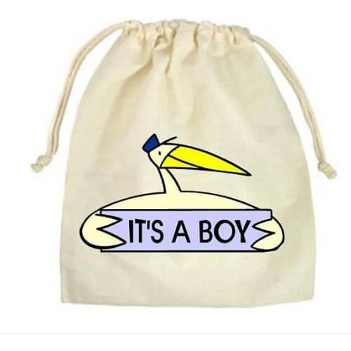 Custom Its a Boy baby shower Candy Lollipop packets Gender Reveal goodie favor muslim bags baptism jewelry Kit