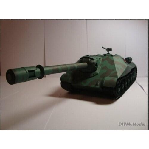 Soviet 704 engineering tank destroyer DIY Handcraft Paper Model KIT Handmade Toy Puzzles Gift Movie props RU(Origin)