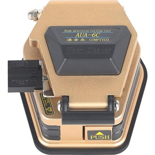 High Precision Fiber Cleaver Optic Connector AUA-6C Optical Fiber Cleaver,Used in FTTX FTTH Send shatter-resistant bag