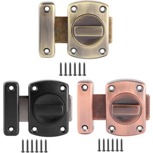 Zinc Alloy Sliding Door Lock Latch Bolt Buckle For Furniture Cabinet Closet Cupboard