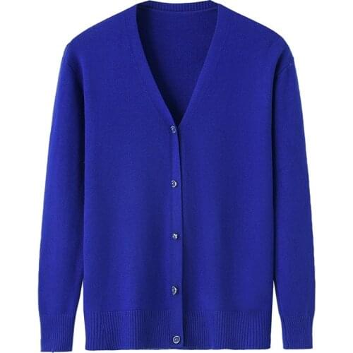 New 2020 Spring Womens Sweater Fashion Solid Color Knitted Sweater Casual Long Sleeve Cardigan Women Tops Coat Plus Size 3XL
