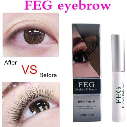100% FEG Eyebrow Eyelash Enhancer Enlarge The Eyes Natural Growth Without Added Eyelash Enhancer Aiming Collapsed Short Eyelashe