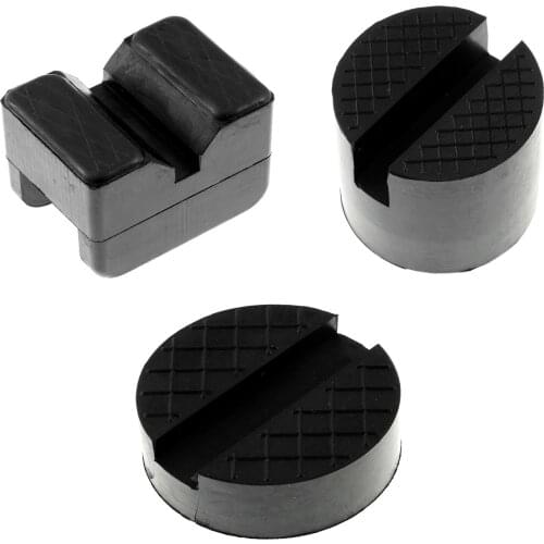 2Pcs Car Lift Jack Stand Rubber Pads Floor Jack Pad Adapters Mat Frame Bracket Rail Adapter Car Jacks Lifting Auto Repair Tools