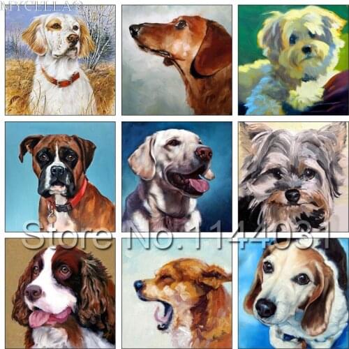 Animal 5d Diy Diamond Embroidery Full Diamond Painting Cross Stitch Husky Dog Picture Diamond Mosaic Home Decor Christmas Gift