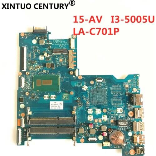 AHL50/ABL52 LA-C701P For HP 15-AC laptop motherboard 828178-601 828178-501 828178-001 i3-5005U LA-C701P Mainboard fully Tested