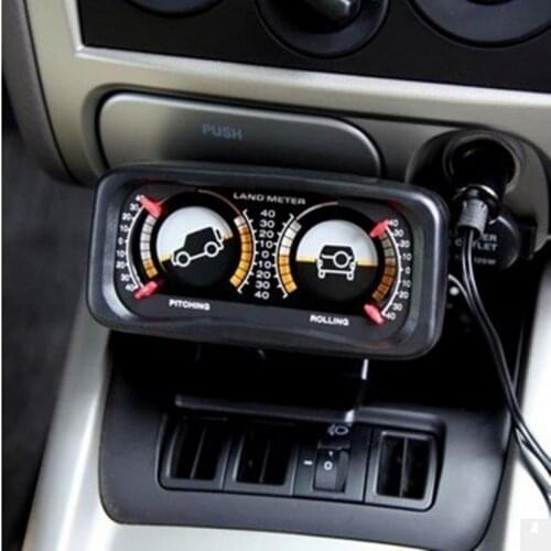 Car slope meter car adjustable rotary balancer Slope instrument with light Slope meter SUV Car Guide ball TR313