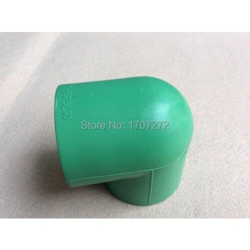Free Shipping 2pcs Quality Enviroment friendly PPR Pipe Elbow 90deg Angel Fittings DN50Connector for sanitary water pipeline