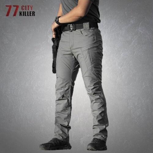 Tactical Cargo Pants Men Hygroscopic Breathable Wear-resistant Trousers Male Commute Combat Multi-Pockets Military Mens Pants