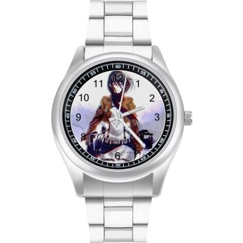 Attack On Titan Quartz Watch Stainless Photo Wrist Watch Female Outdoor Beautiful Promotion Wristwatch