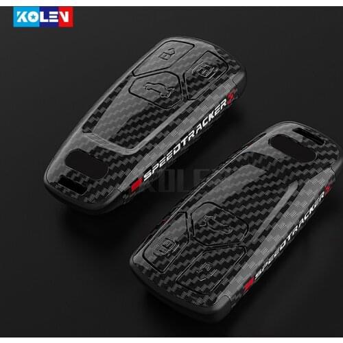 Carbon Fiber Car Remote Key Cover Case Shell Fob For Audi A6 A5 Q7 S4 S5 A4 B9 Q7 A4L 4m TT TTS RS 8S Coupe Styling Accessories