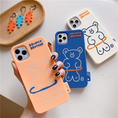 Case For OPPO A59 A53 A72 A73 A83 A92 A92s A93 A3 A5 A7 A9 A8 A11 Girl Sports Loss Weight Bear Silicone TPU Cover For OPPO K3 K5