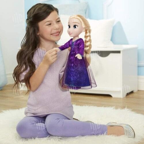 Hasbro Disney Frozen Giochi Preziosi Elsa Singer Lights and Sounds Doll 35 cm Action Figure Blonde Hair Toys For Child Christmas