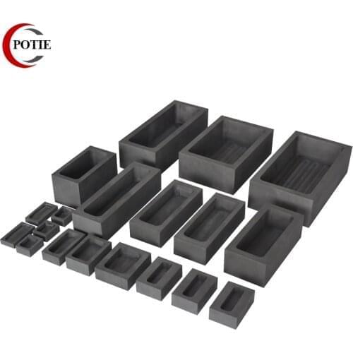 15g 25g 40g High Purity Mini Graphite Ingot Bar Mold Melting Casting Refining Scrap DIY Jewelry Tools