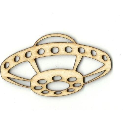UFO - Laser Cut Out Unfinished Wood Shape