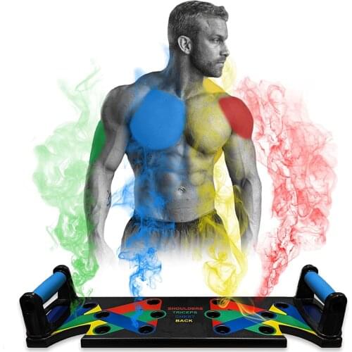 Push Up Stand Board Bars Exercise Portable Abdominal Muscle Pectoralis Trainer Rack Home Gym Fitness Training Tools CrossFit