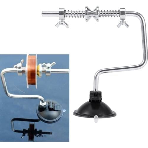 Portable Aluminum Fishing Line Winder Reel Spool Spooler System Tackle Tool Suction Cup Sea Carp Fishing Tools and Accessories