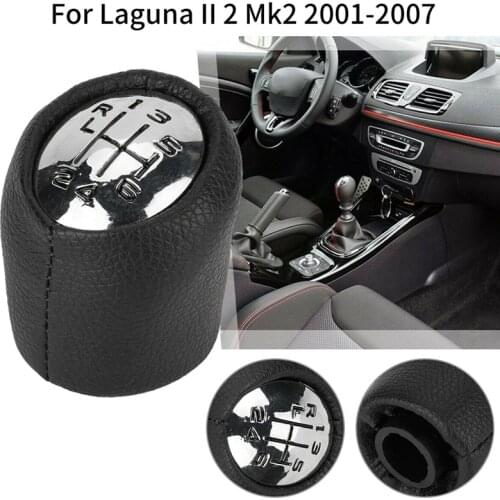 6 Speed Car Gear Shift Knob Lever Stick Handball Head for Renault Laguna II 2 Mk2 2001-2007