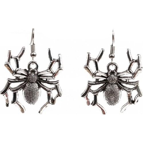 New Punk Style Korean Cute Halloween Skeleton Skull Hand Bone Ghouls Spider Owl Earrings For Gifts Haloween QY0528
