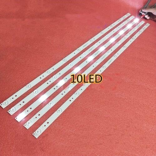 5pcs/lot 10leds LED backlight bar for AOC 43Inch Hai er 43CH6000 LB-PF3528-GJD2P5C435X10-B screen TPT430H3