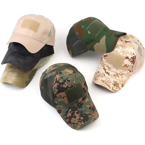 Tactical army cap Outdoor baseball Sport Snapback stripe Military Cap Camouflage Hat Simplicity Army Camo Hunting Cap 2021