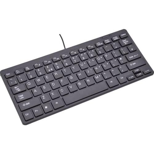 Jelly Comb Ultra Thin Wired Keyboard for Laptop PC Computer 87 Keys Support Custom Language Russia/English Laptop Keyboard