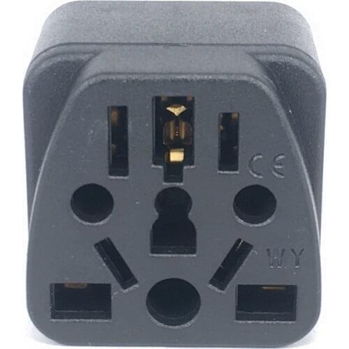 Universal Italy Switzerland UK EU AU to US Japan AC Power Socket US 2 Flat Parallel Pins Travel Charger Adapter Converter 10A
