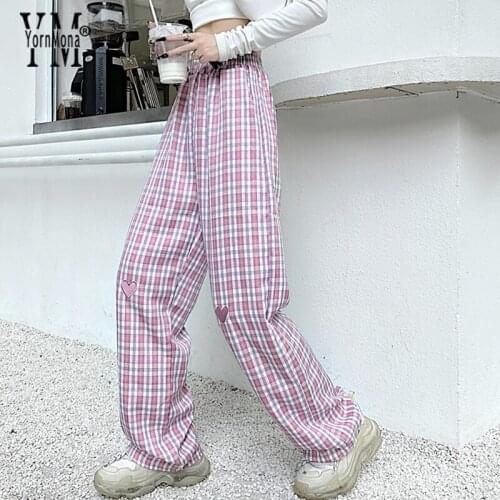 Женские брюки с высокой талией YORNMONA China At AliExpress