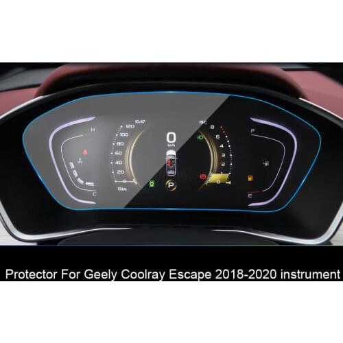 Car Instrument Panel Screen Protector For Geely Coolray Escape 2018-2020 Interior Car Dashboard Screen Protective PET Film