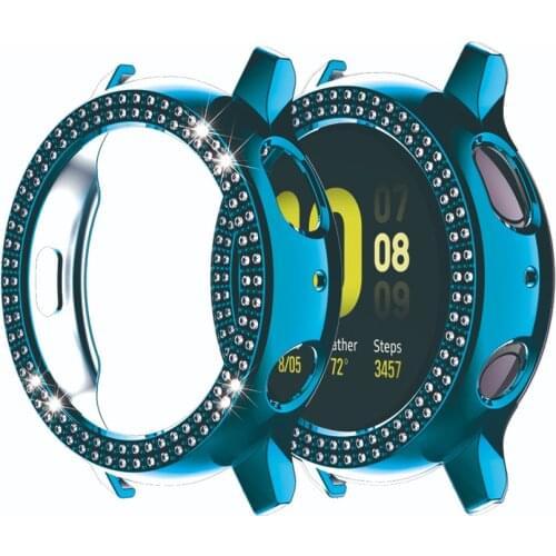 Silicone Soft Full Screen Glass Protector Case For Samsung galaxy watch active 2 Shell Frame 40mm 44mm active2 Protective Cover