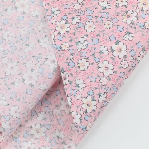 160cm*50cm pink floral baby Cotton Fabric Cloth Sewing Quilting bedding apparel dress diy patchwork fabric infant cloth
