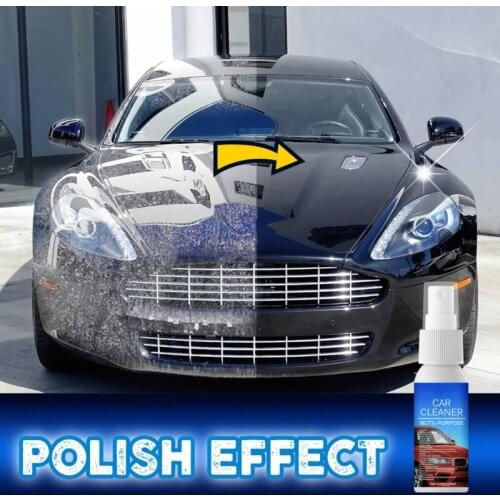 30ml/100ml Multi-purpose Foam Cleaner Fade Resistance Material Practical Home Vehicle Interior Cleaning Helper